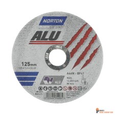 nortonschleifmittel/NORTON_schleifmittel_66252839270 Flat cutting off wheel Angle Grinder Norton ALU 125x1.6x22_23mm_145827